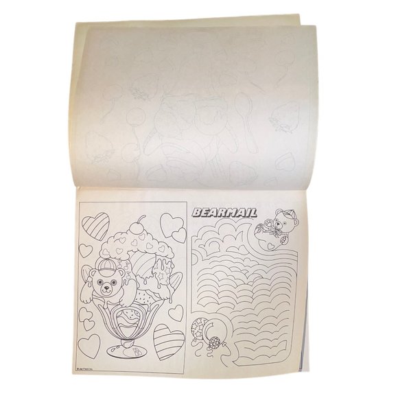 90s Vintage Lisa Frank Activity Tablet Fun Set with Stickers - Picture 10 of 10